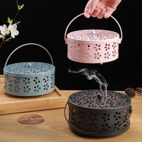 Floral Metal Mosquito Coil Holder